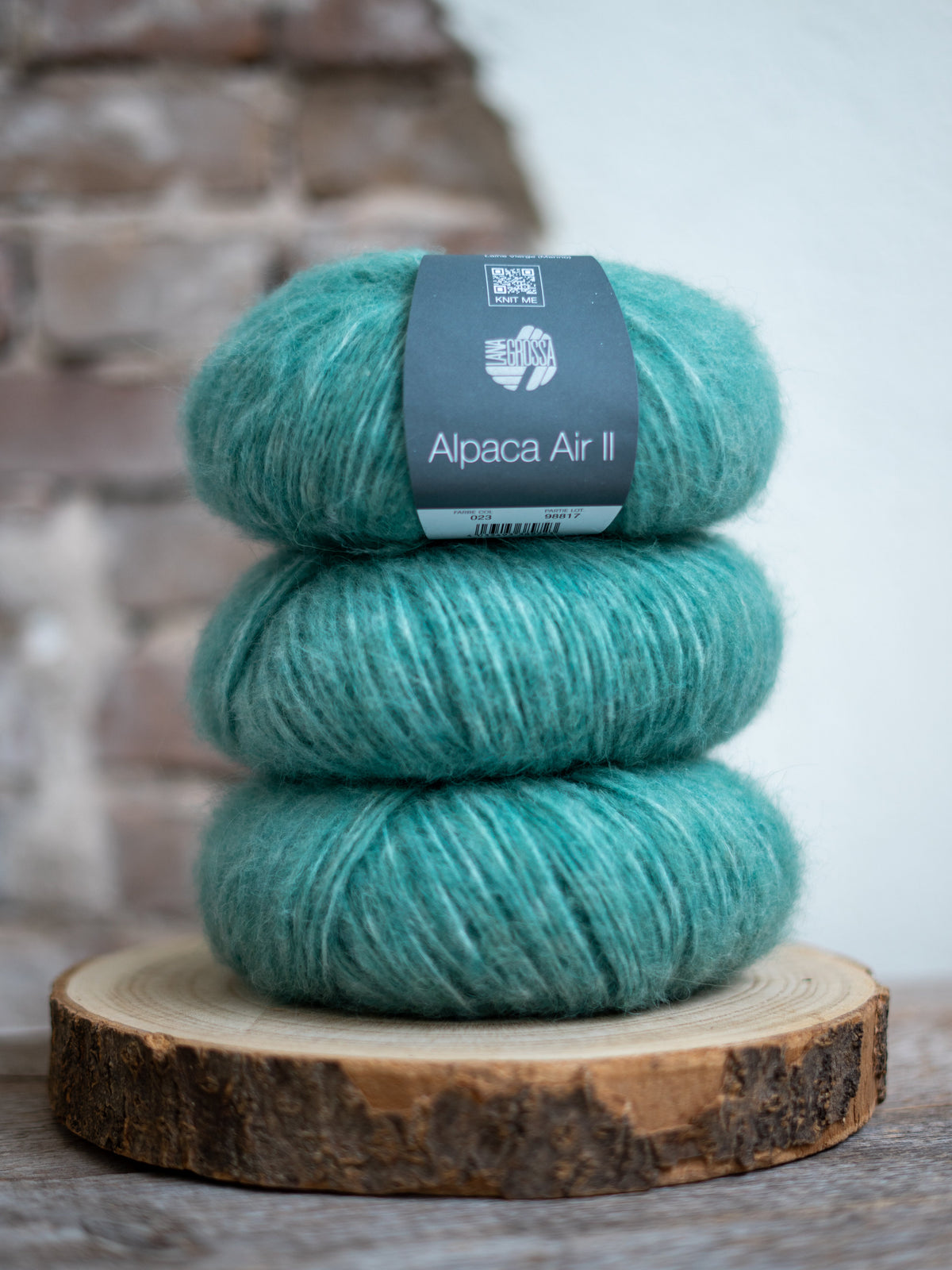 Alpaca Air II 023 helles Seegrün