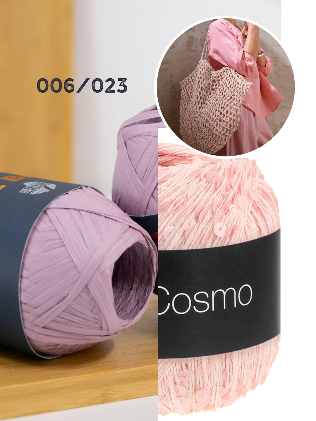 Häkelpaket The Bast Cosmo Netztasche
