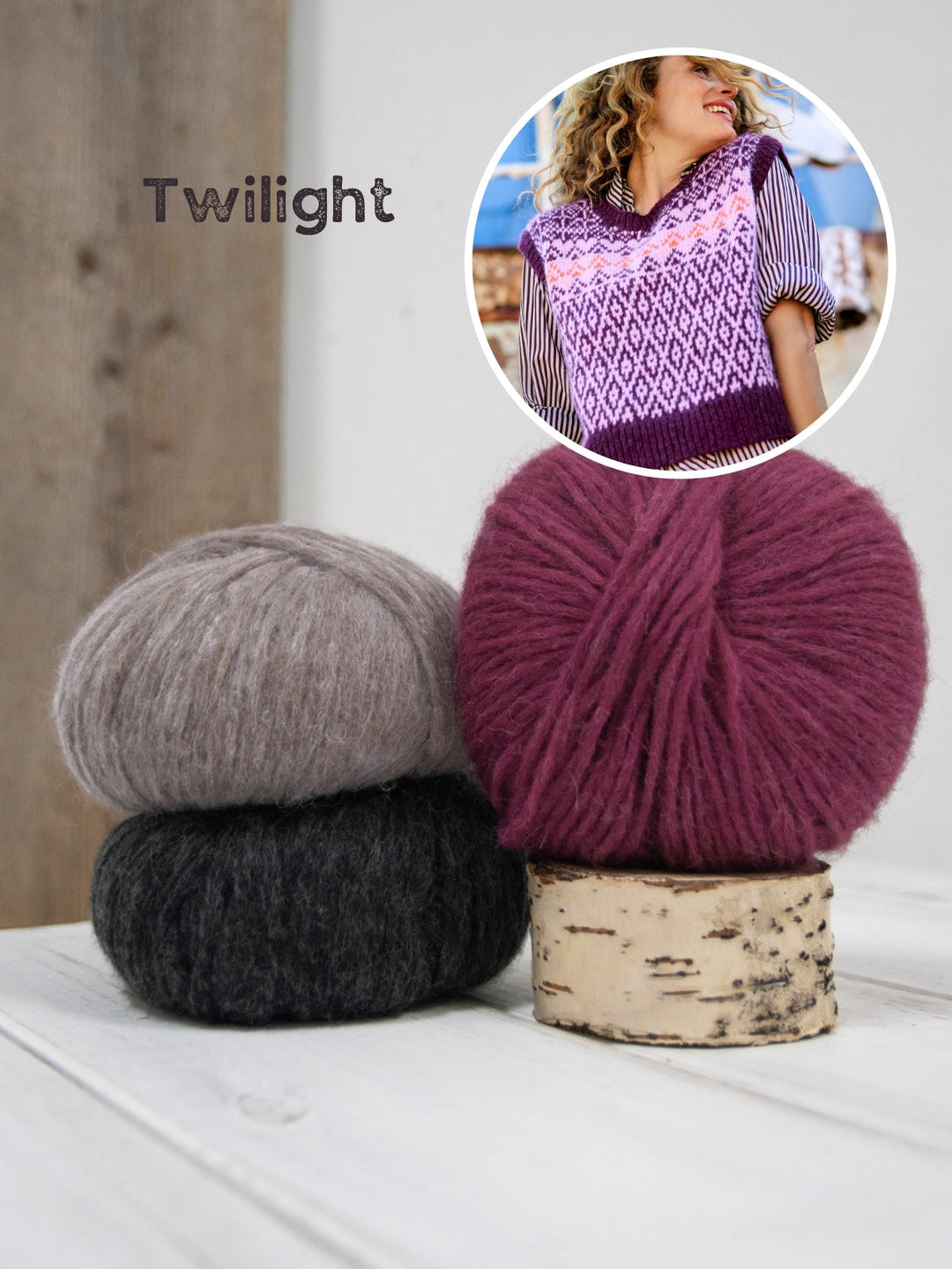 Strickpaket Brigitte No. 2 Pullunder mit Norwegermuster