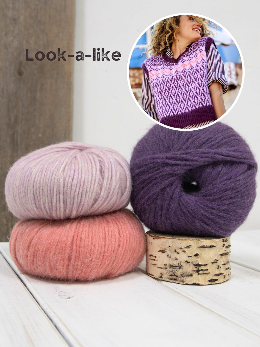 Strickpaket Brigitte No. 2 Pullunder mit Norwegermuster