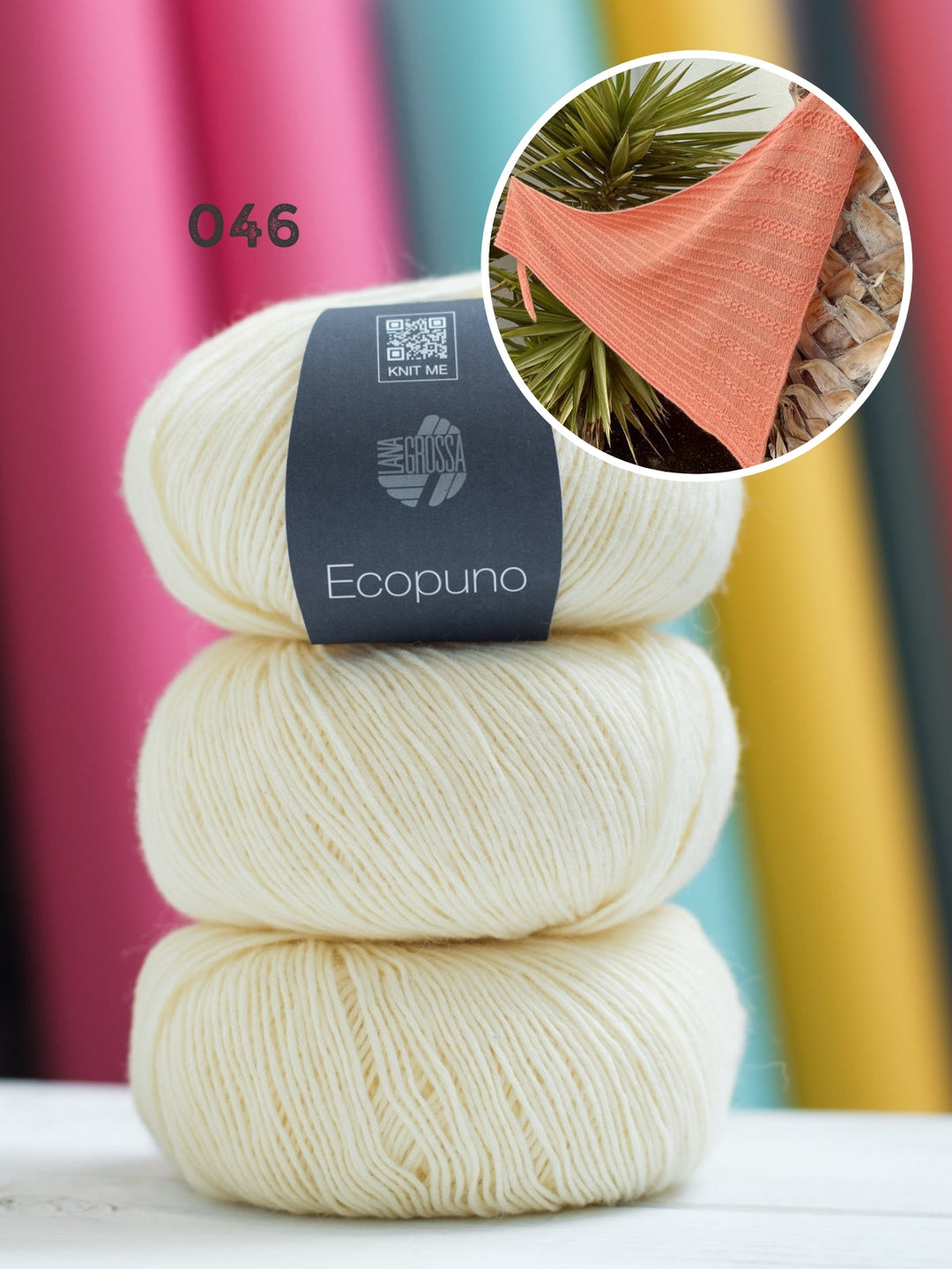 Strickpaket Lizas Tuch Cable Love - Ecopuno
