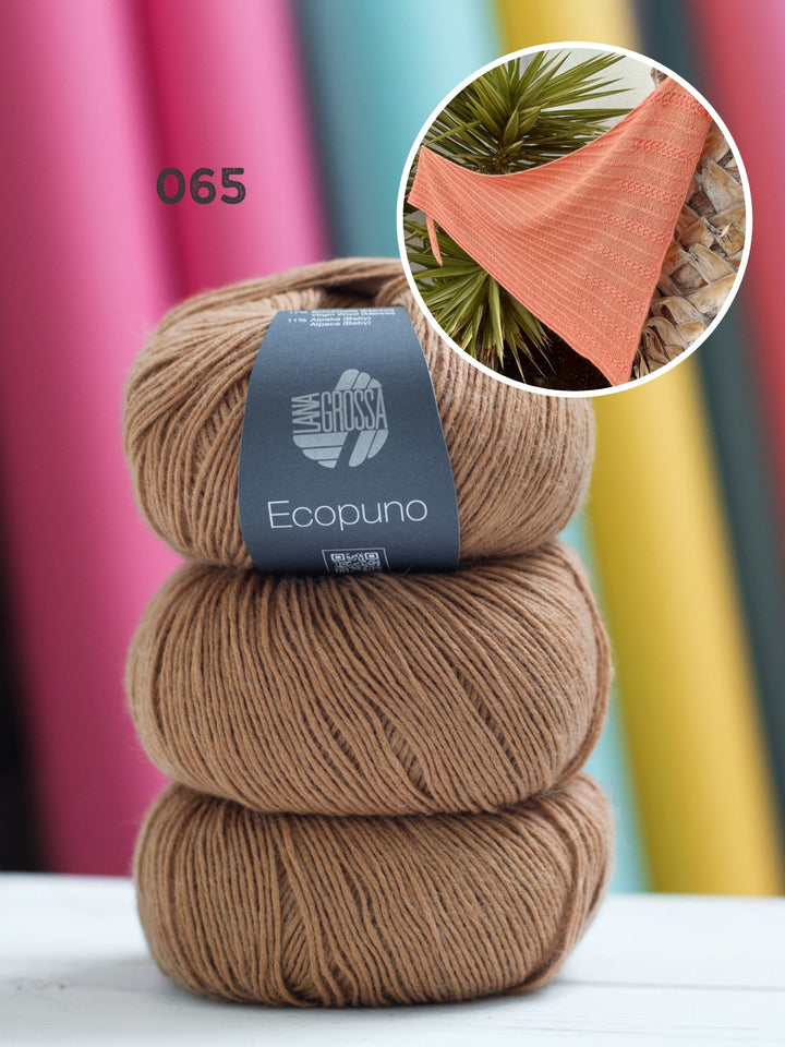 Strickpaket Lizas Tuch Cable Love - Ecopuno