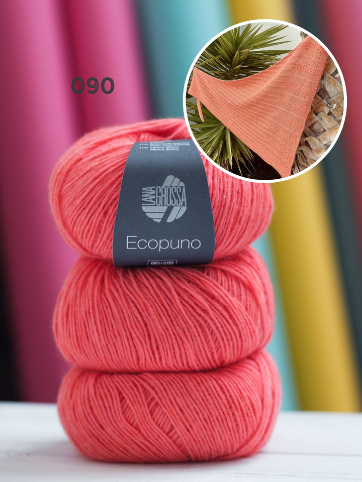 Strickpaket Lizas Tuch Cable Love - Ecopuno