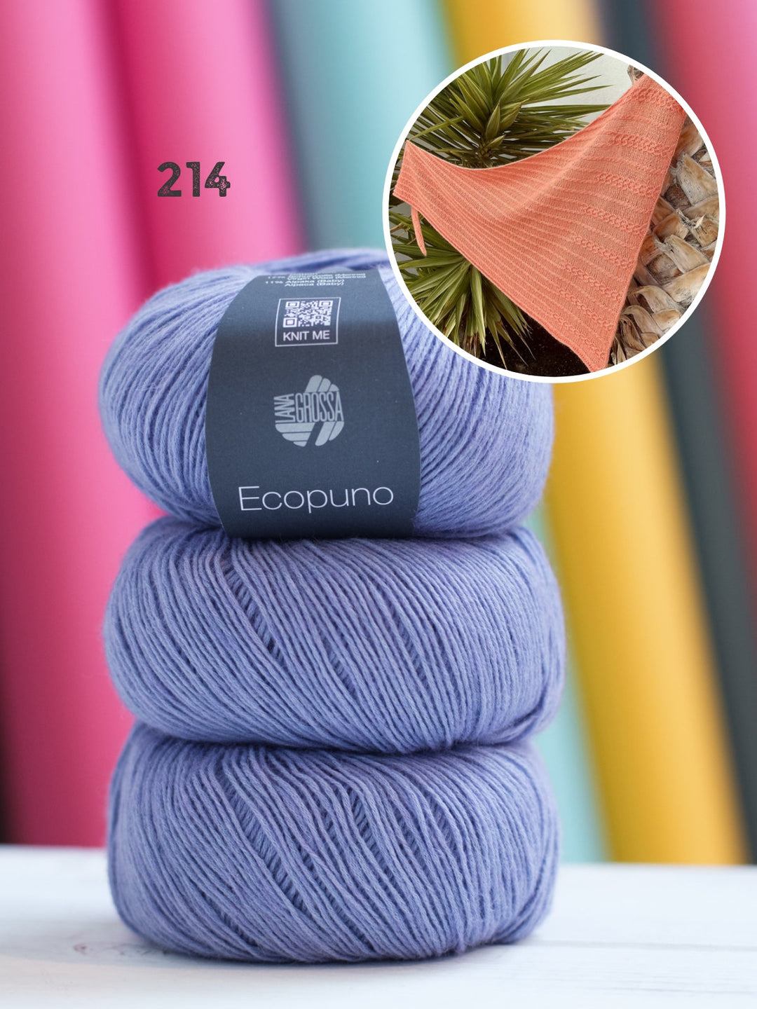 Strickpaket Lizas Tuch Cable Love - Ecopuno