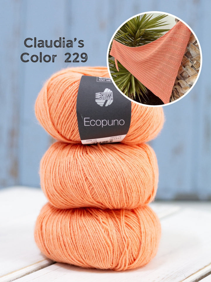 Strickpaket Lizas Tuch Cable Love - Ecopuno