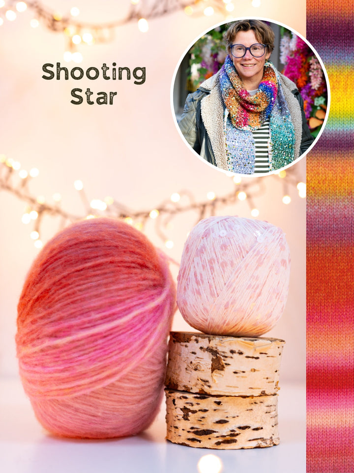 Häkelpaket Candy Star Schal