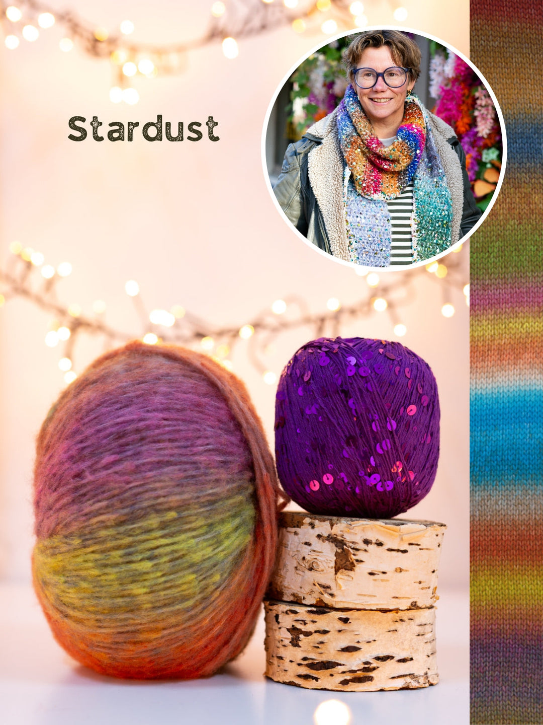 Häkelpaket Candy Star Schal