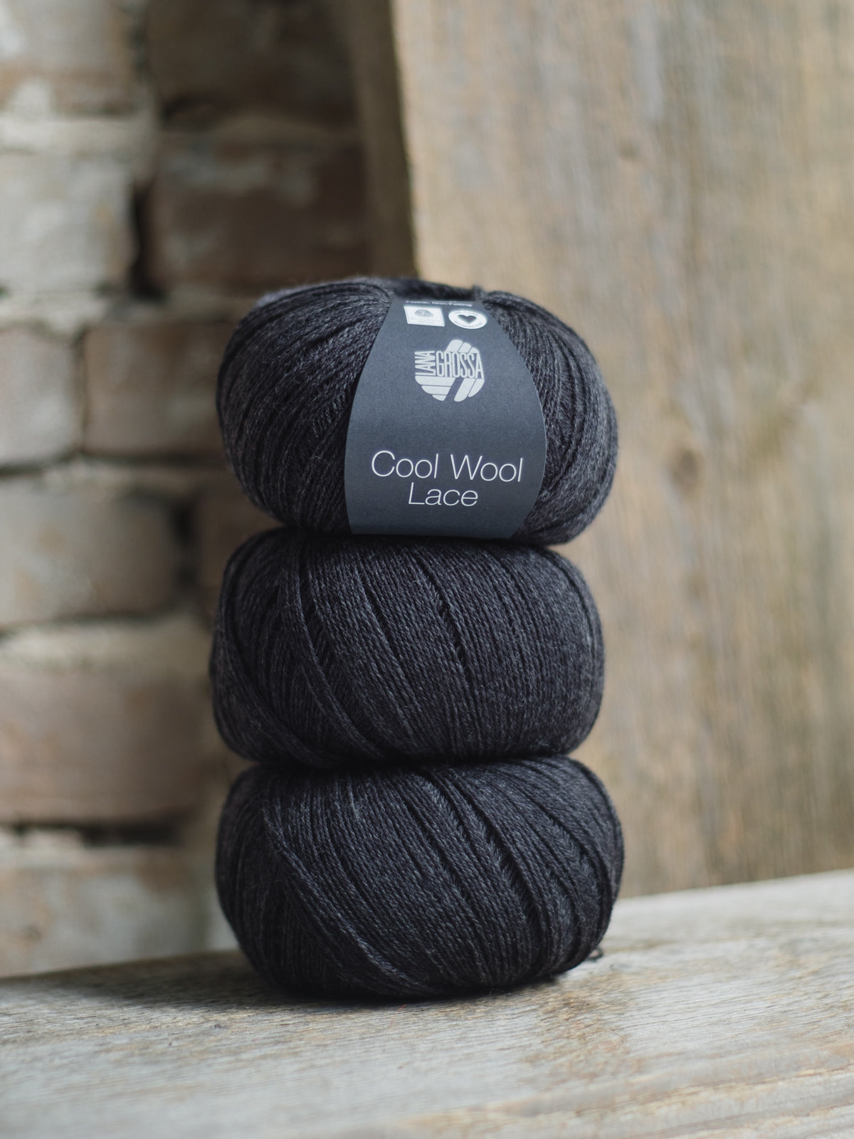 Cool Wool Lace 025 Anthrazit