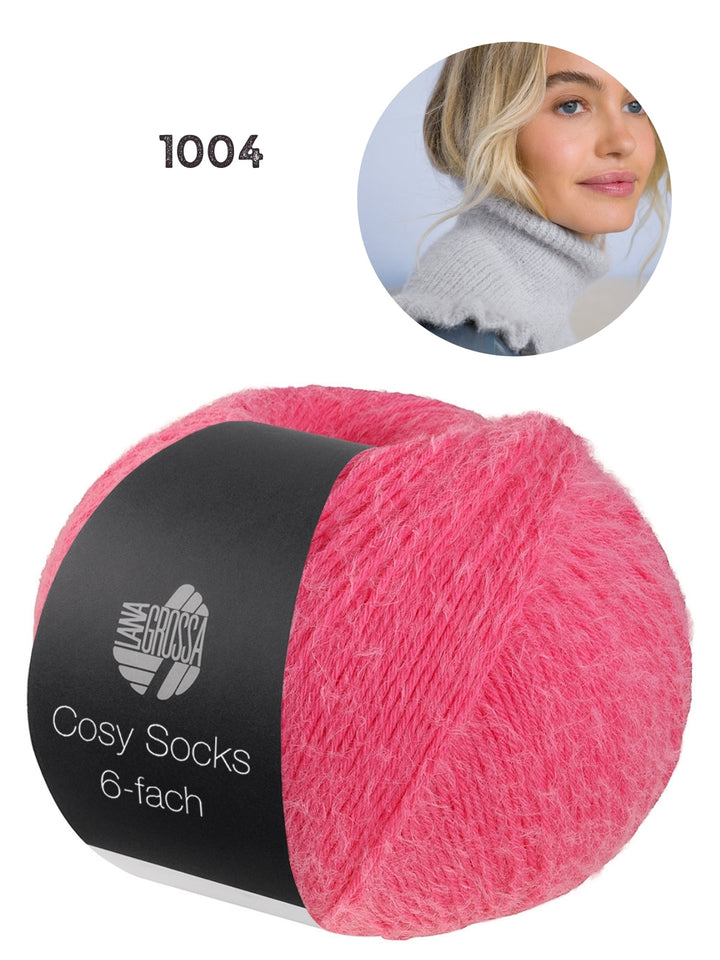 Breipakket Cosy Socks 6-fach col kleur 1004
