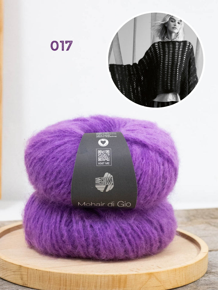 Häkelpaket Mohair di Gio Poncho