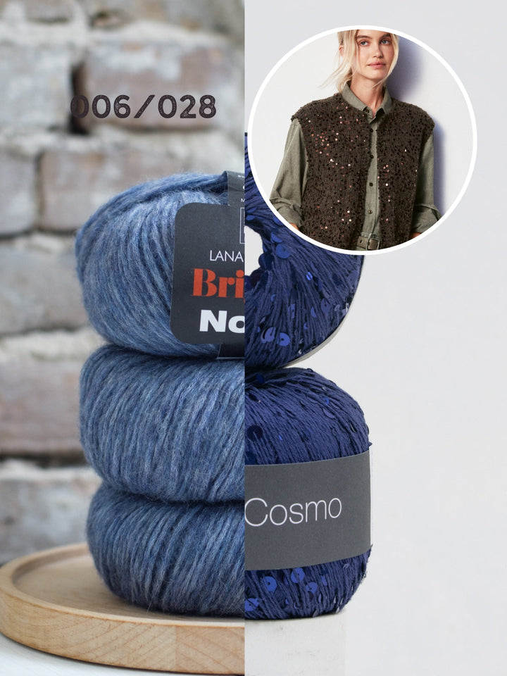 Strickpaket Brigitte No. 2 Cosmo Pullunder