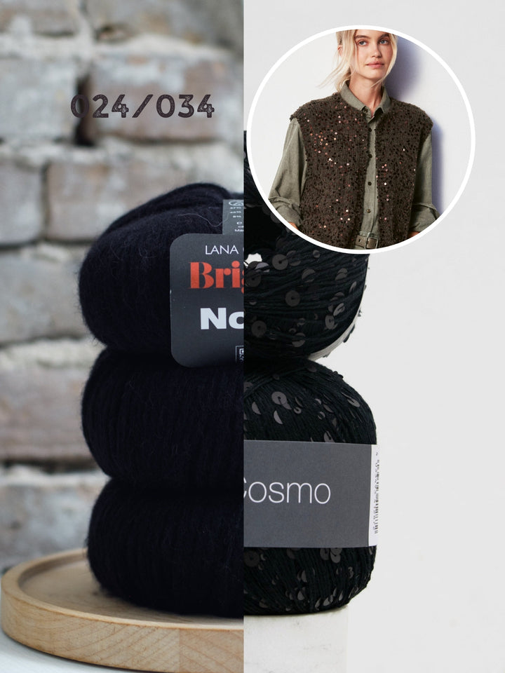 Strickpaket Brigitte No. 2 Cosmo Pullunder