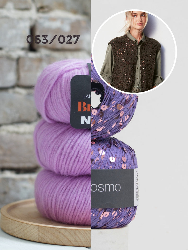 Strickpaket Brigitte No. 2 Cosmo Pullunder
