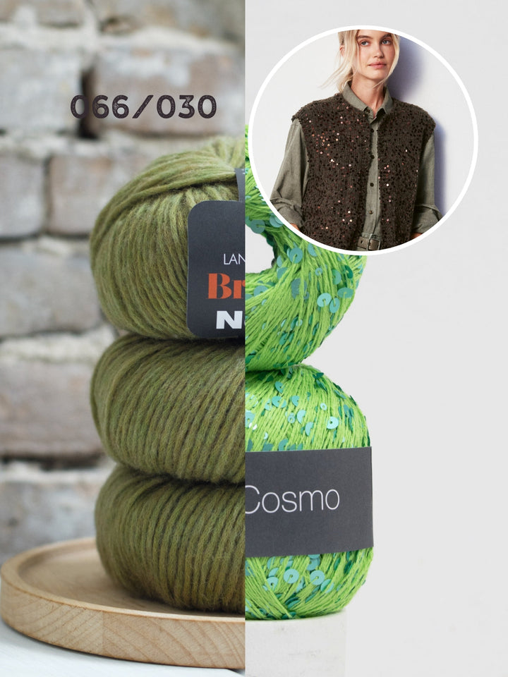 Strickpaket Brigitte No. 2 Cosmo Pullunder