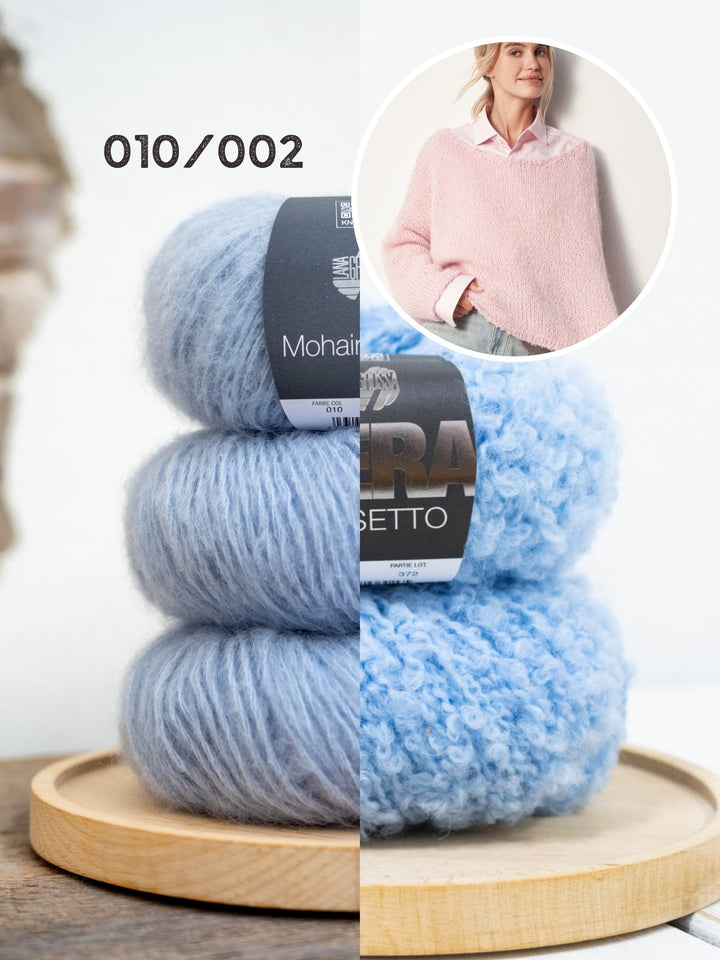Strickpaket Mohair di Gio Orsetto Pullover