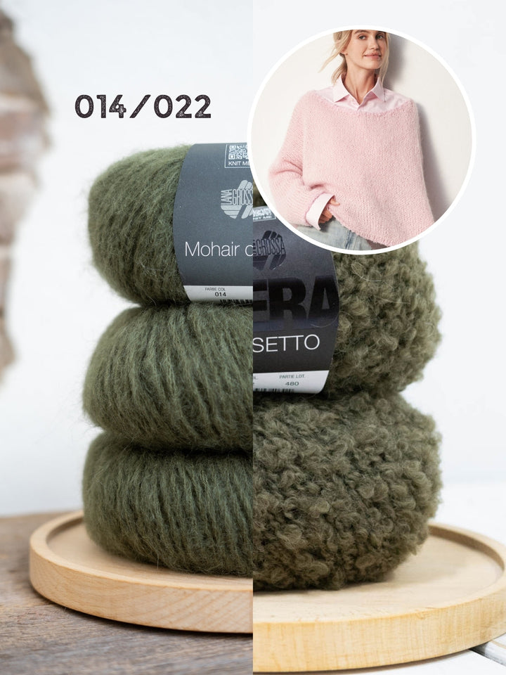 Strickpaket Mohair di Gio Orsetto Pullover