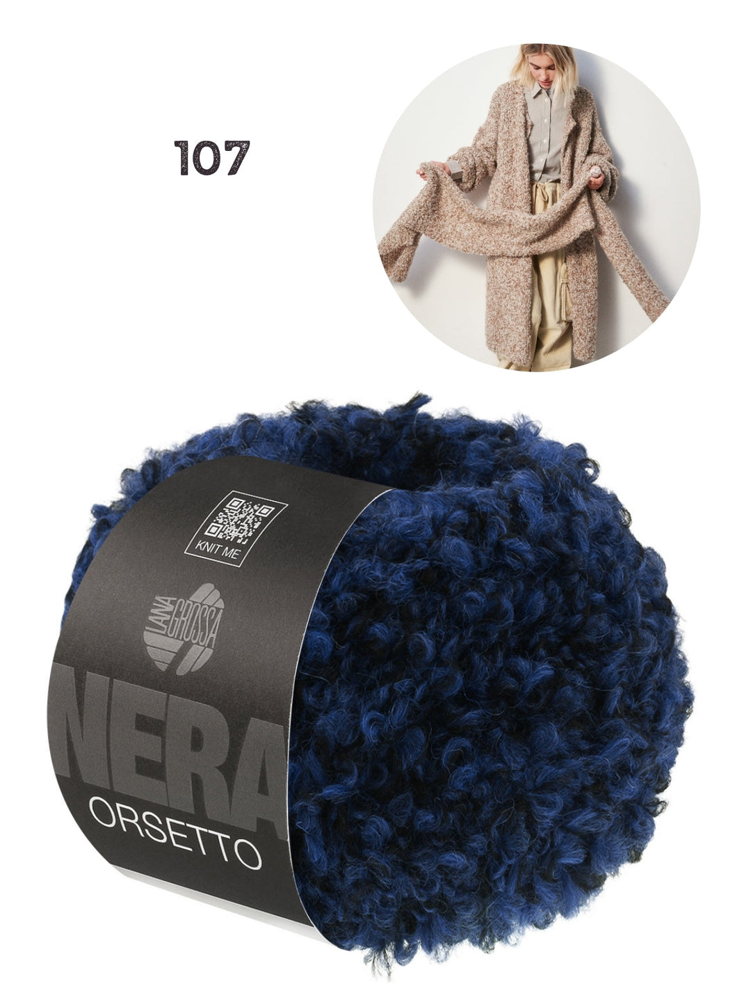 Strickpaket Orsetto breiter Schal