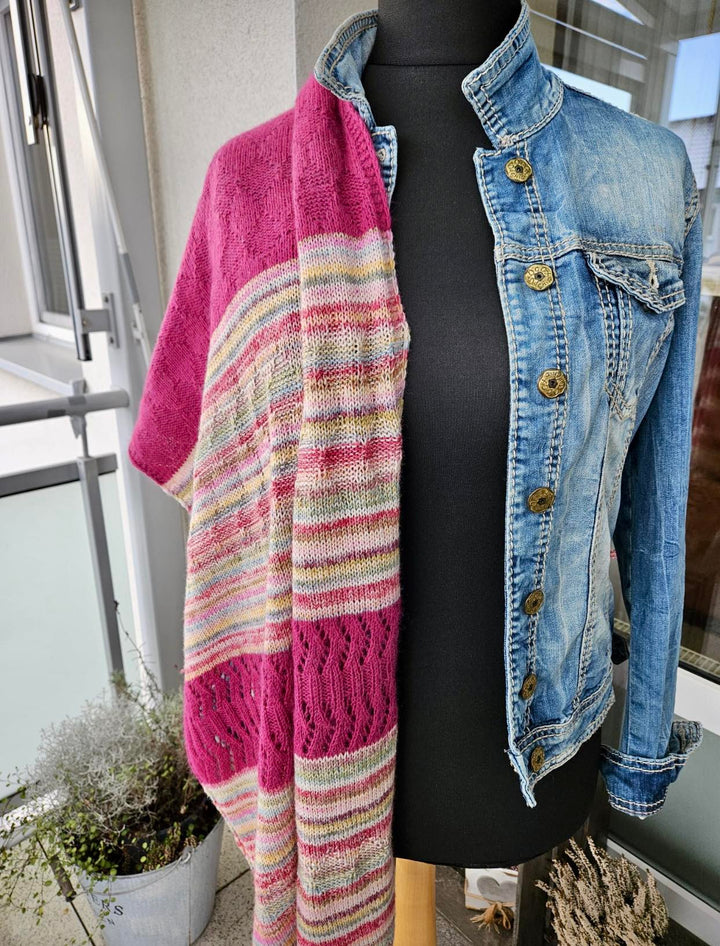 Strickpaket Lizas Tuch Mocha Blues