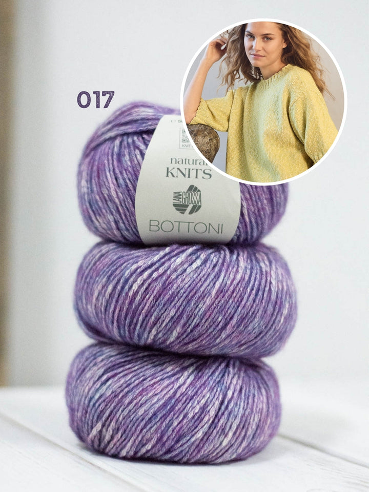 Strickpaket Bottoni Kurzarm Pullover