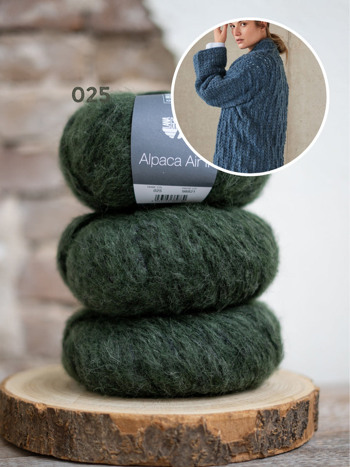 Häkelpaket Alpaca Air II Jacke