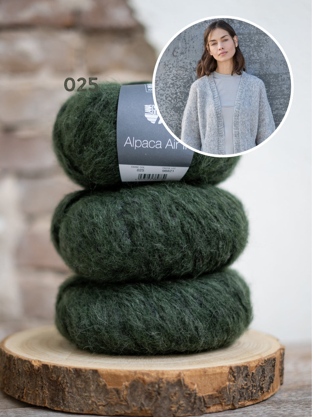 Strickpaket Alpaca Air II Top-down-Jacke