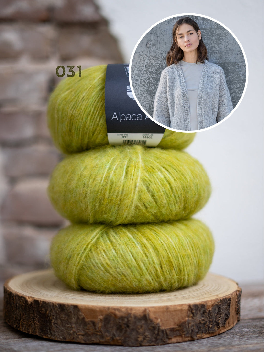 Strickpaket Alpaca Air II Top-down-Jacke