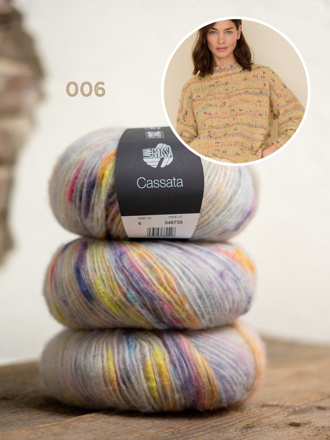 Strickpaket Cassata Strukturpullover