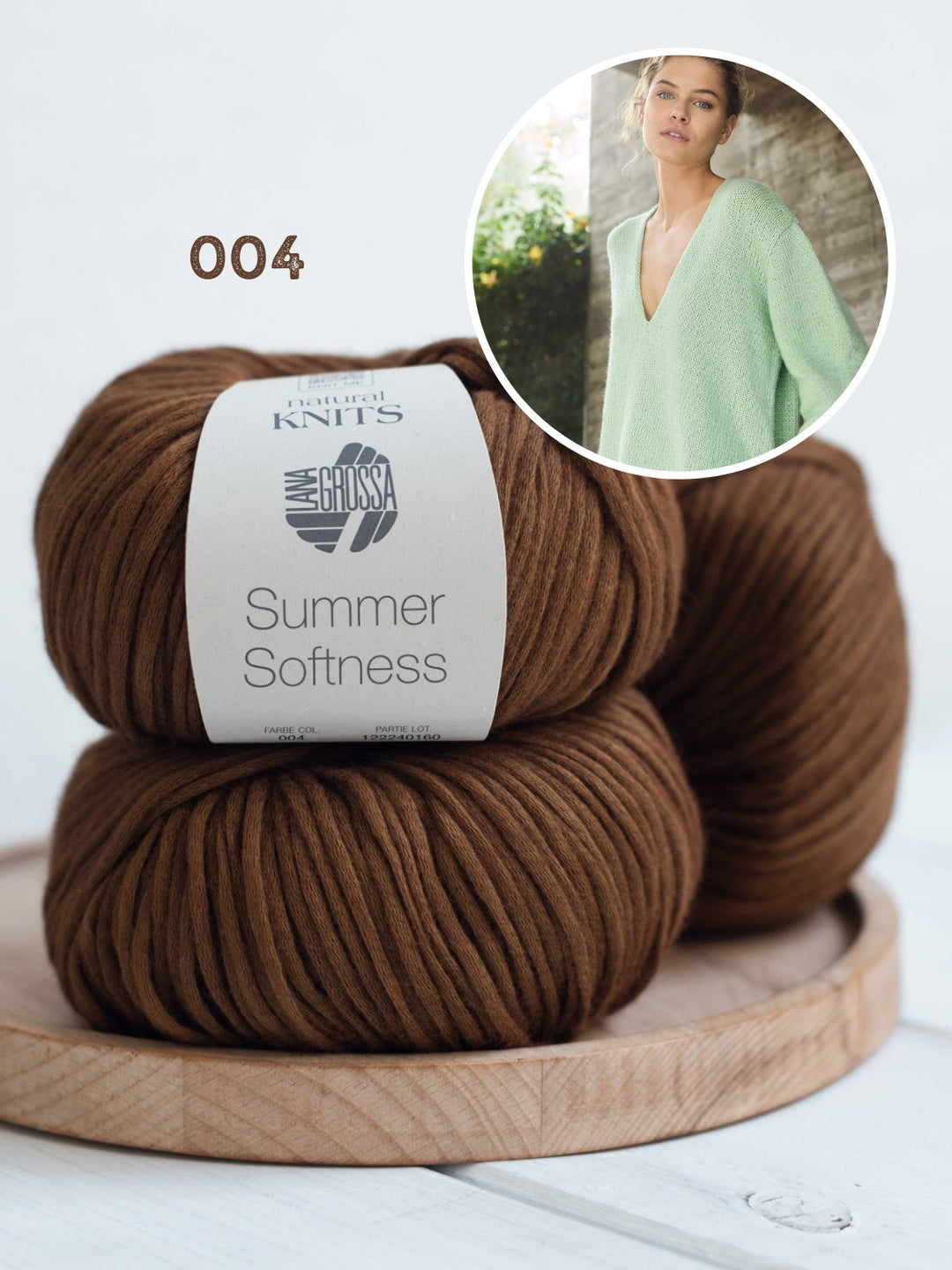 Strickpaket Summer Softness Tunika mit V-Ausschnitt