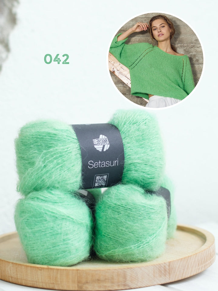 Strickpaket Setasuri Raglan Pullover