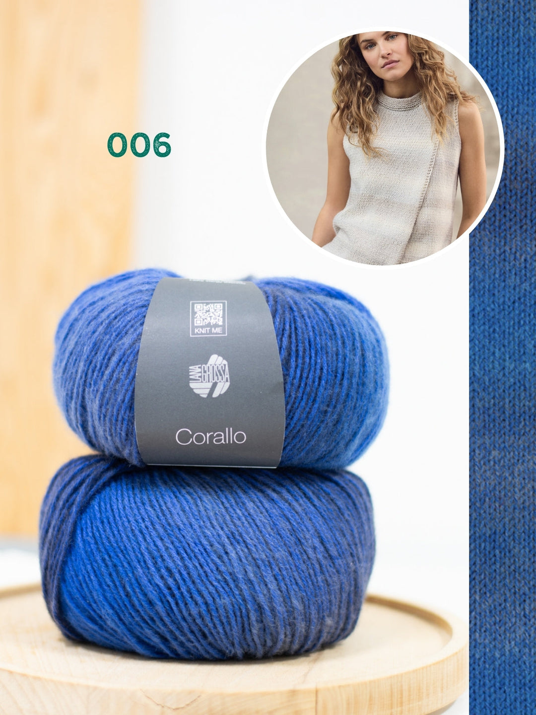 Strickpaket Corallo asymmetrisches Top