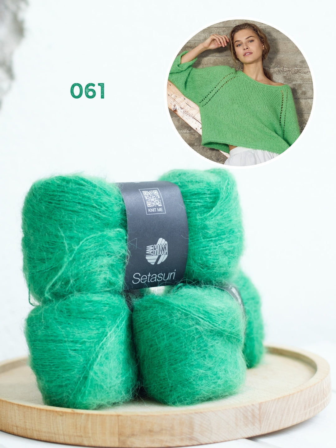 Strickpaket Setasuri Raglan Pullover