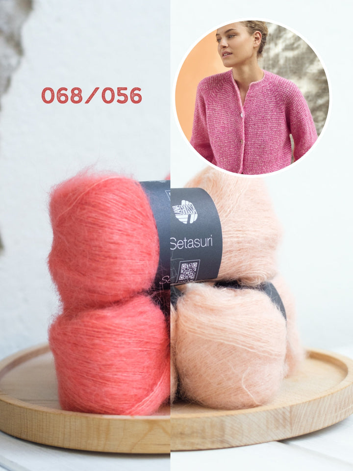 Strickpaket Setasuri Ringeljacke