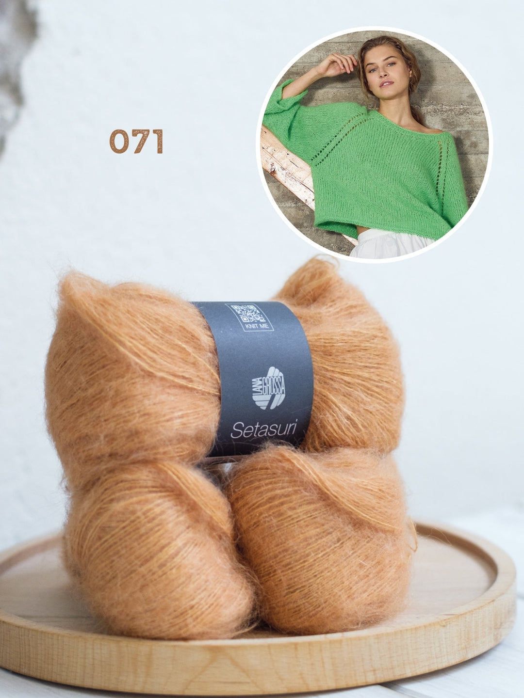 Strickpaket Setasuri Raglan Pullover