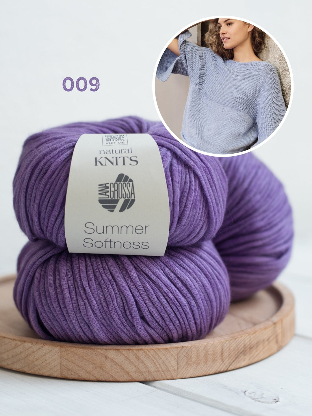 Strickpaket Summer Softness Pullover mit Rippenstruktur