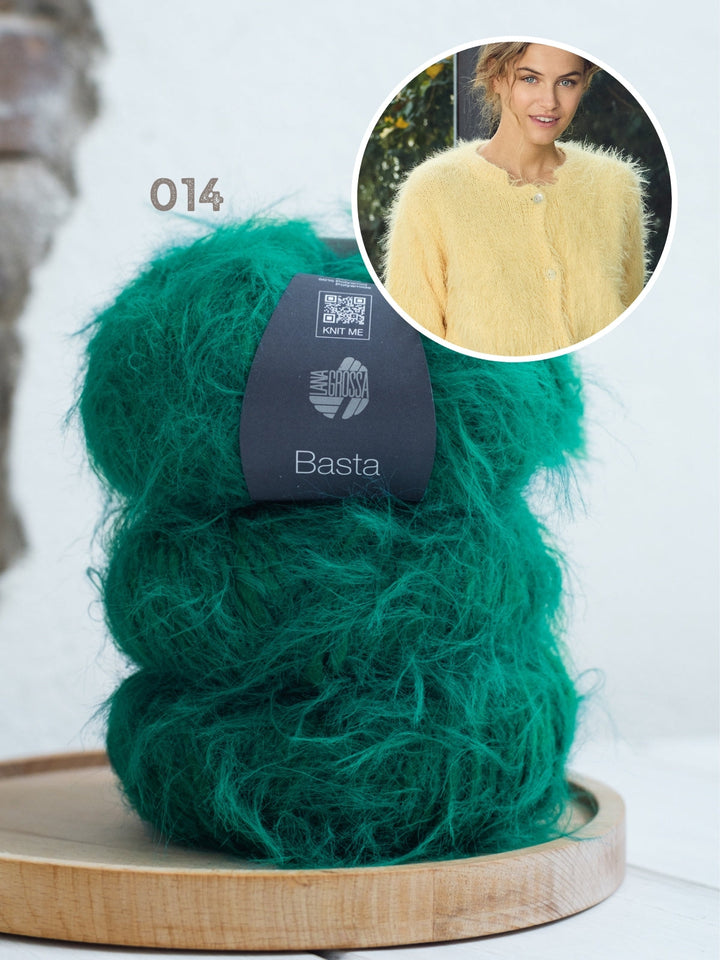 Strickpaket Basta Jacke mit kurzen Ärmeln