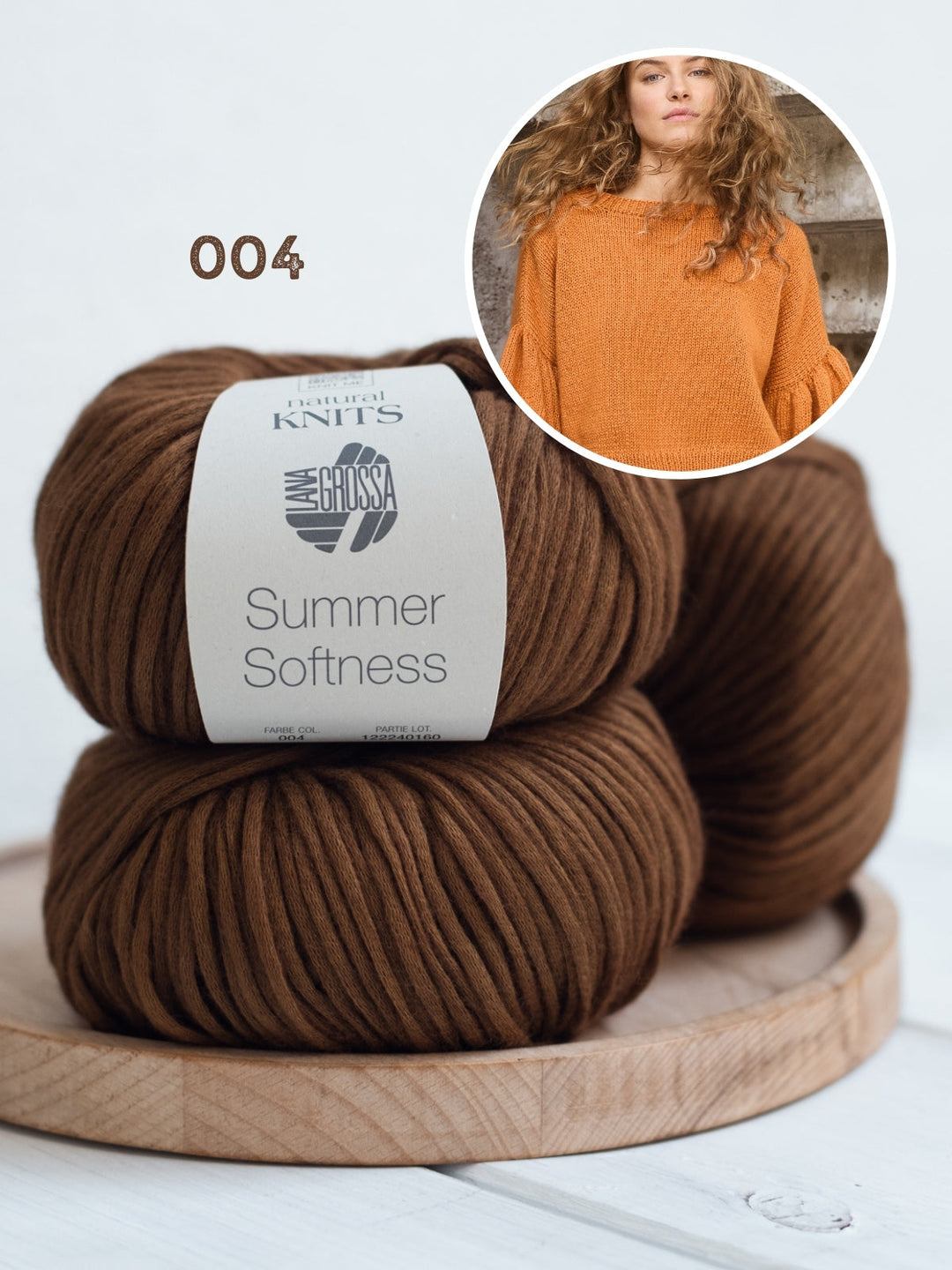 Strickpaket Summer Softness Shirt mit gerafften Ärmeln