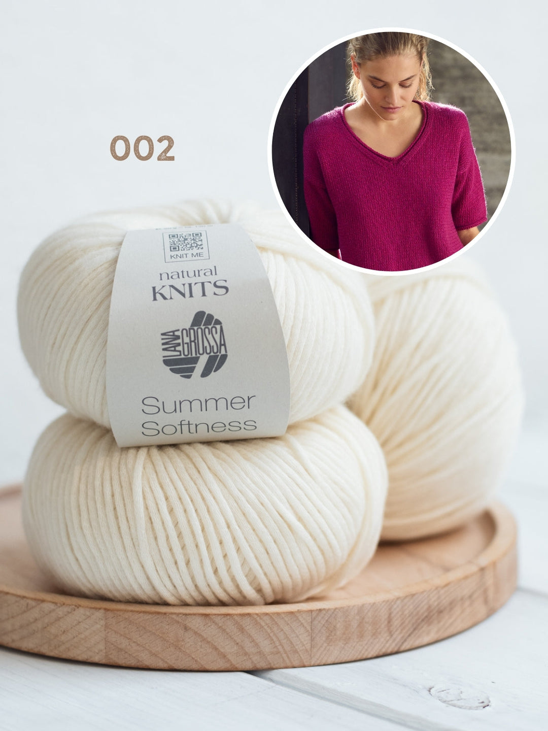 Strickpaket Summer Softness V-Ausschnitt Shirt