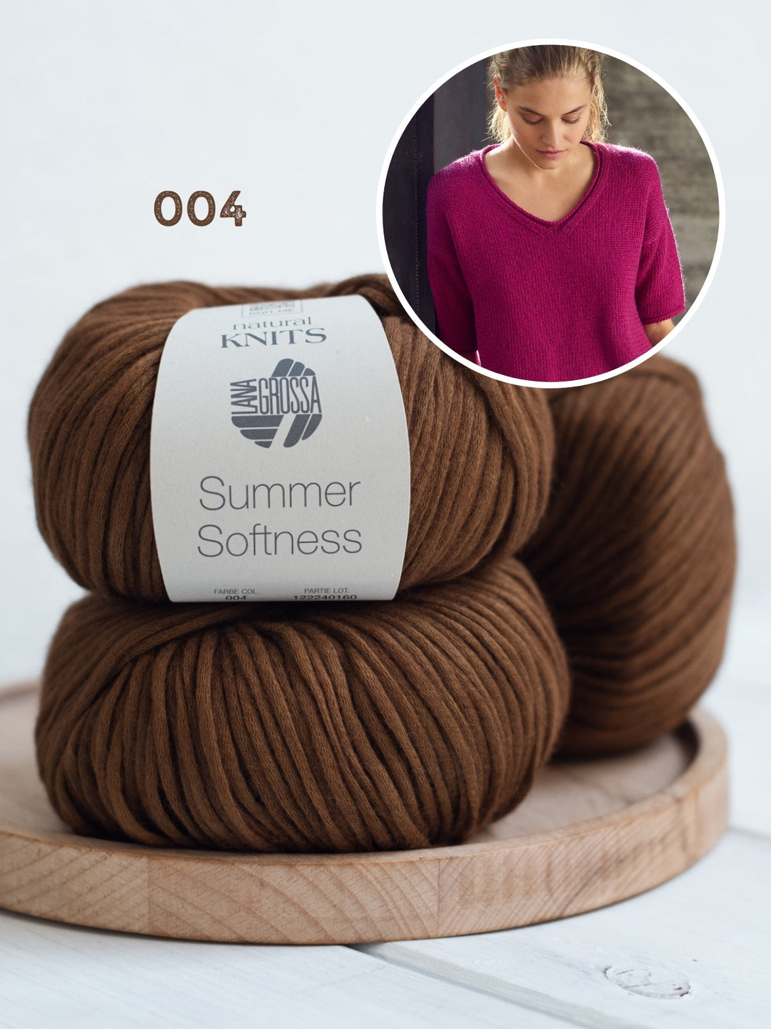 Strickpaket Summer Softness V-Ausschnitt Shirt