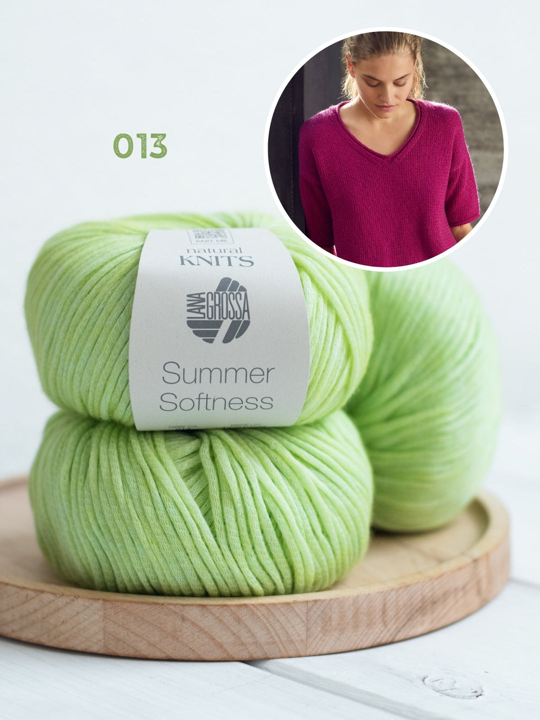 Strickpaket Summer Softness V-Ausschnitt Shirt