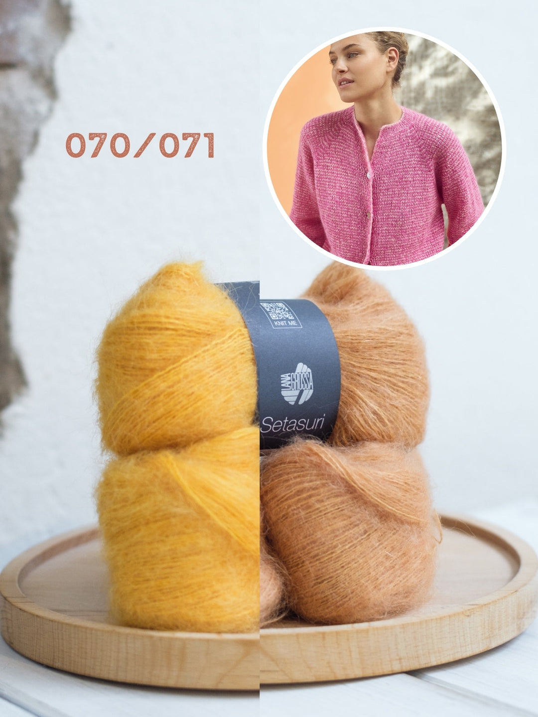 Strickpaket Setasuri Ringeljacke