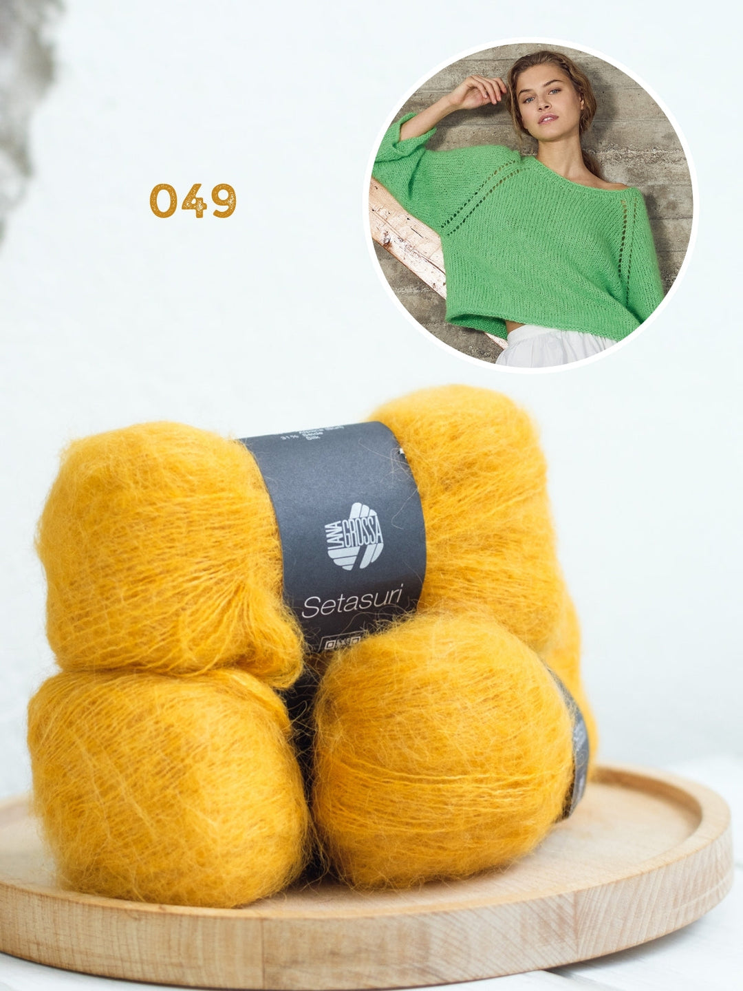 Strickpaket Setasuri Raglan Pullover