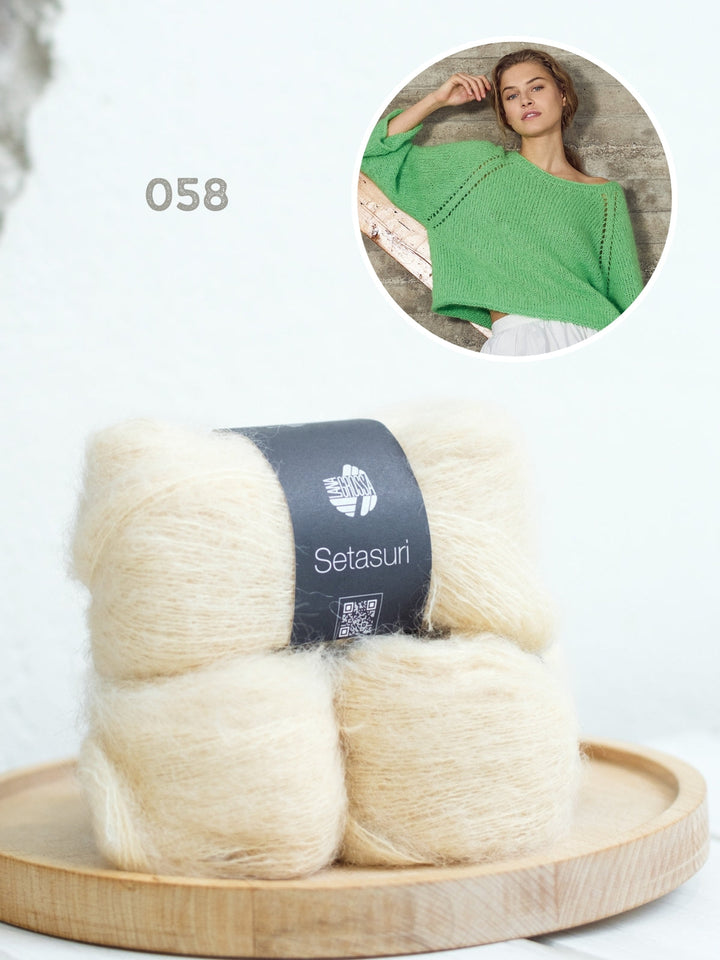 Strickpaket Setasuri Raglan Pullover