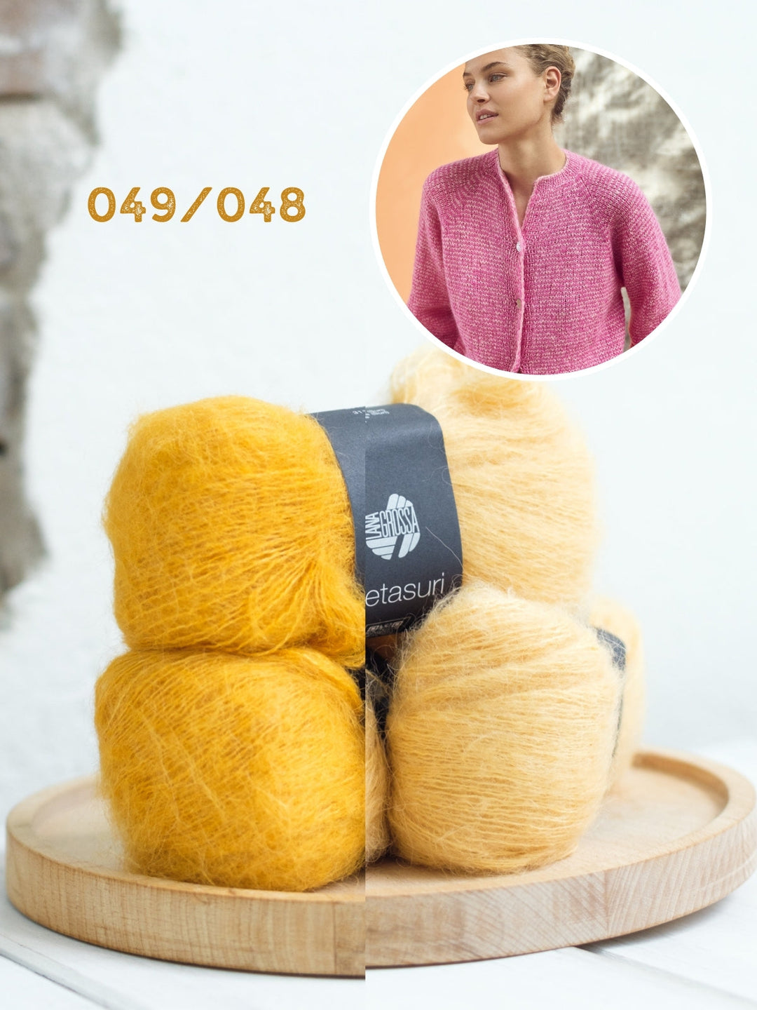 Strickpaket Setasuri Ringeljacke