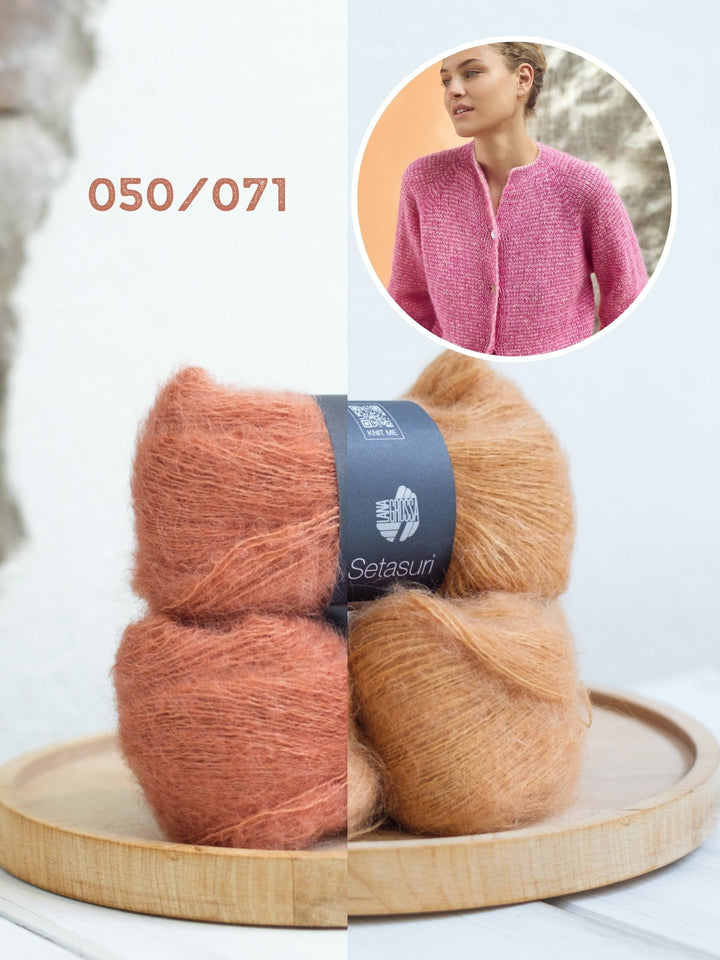 Strickpaket Setasuri Ringeljacke