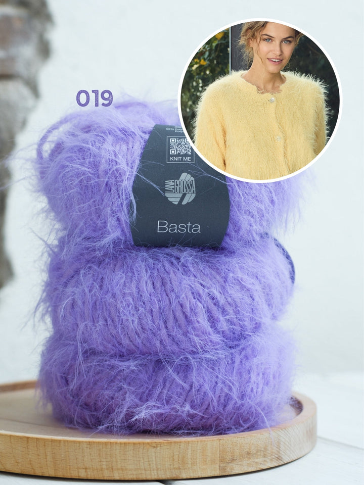Strickpaket Basta Jacke mit kurzen Ärmeln