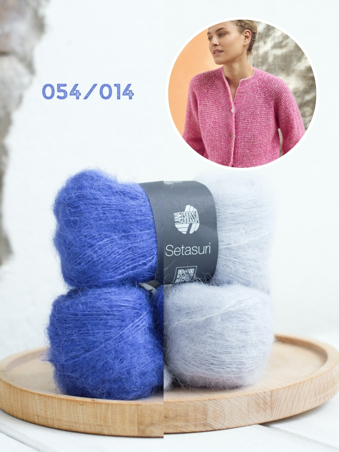 Strickpaket Setasuri Ringeljacke