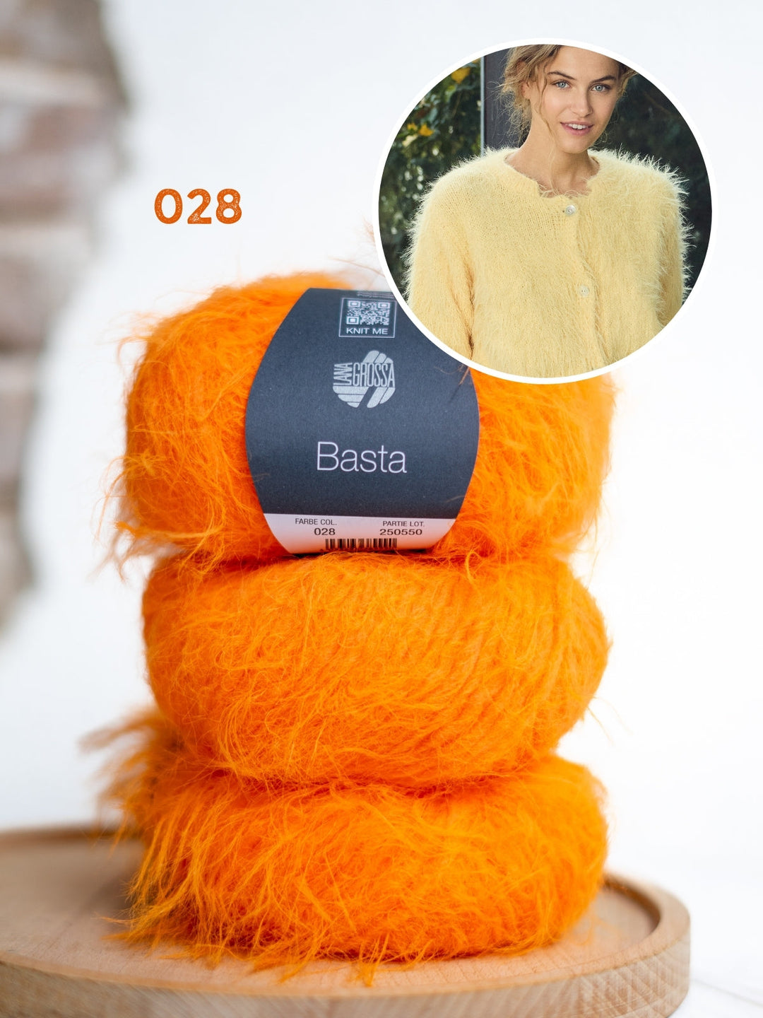 Strickpaket Basta Jacke mit kurzen Ärmeln