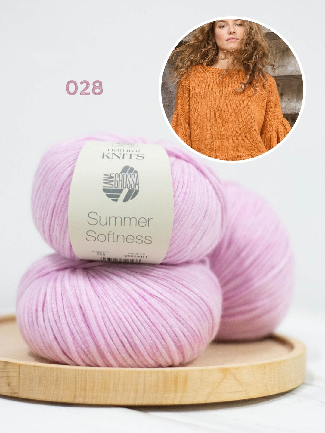 Strickpaket Summer Softness Shirt mit gerafften Ärmeln