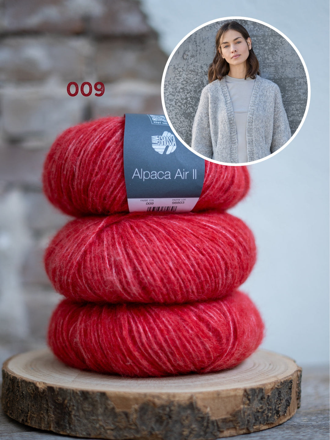 Strickpaket Alpaca Air II Top-down-Jacke