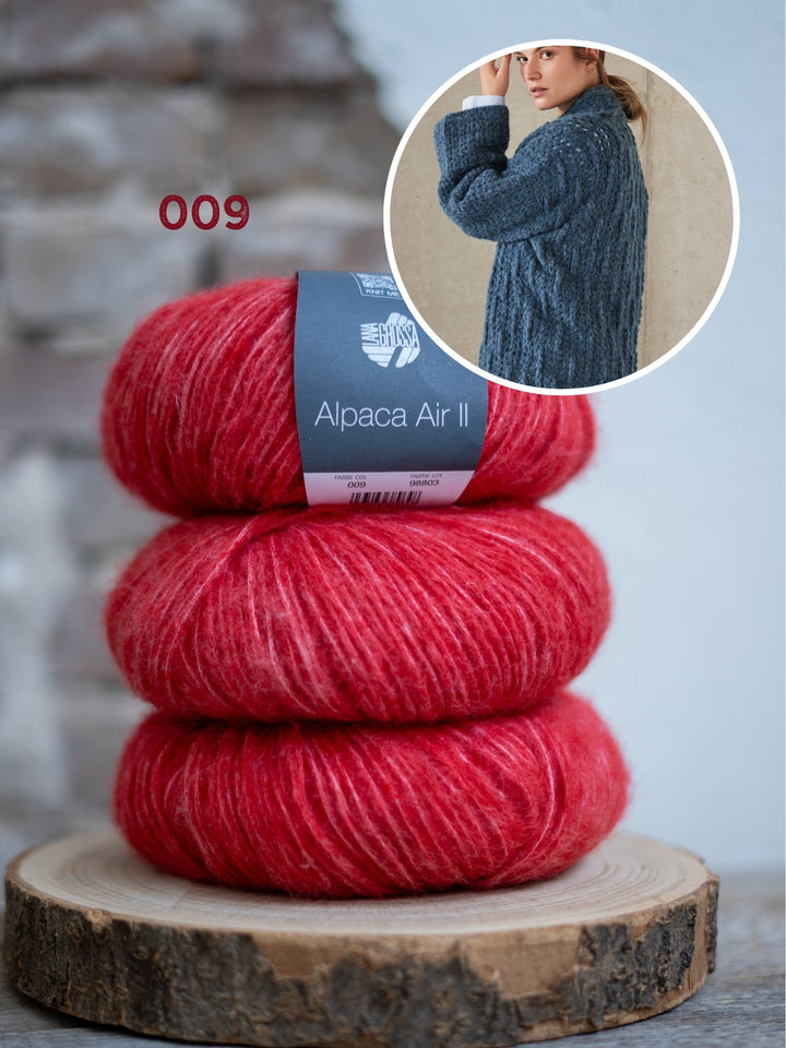Häkelpaket Alpaca Air II Jacke